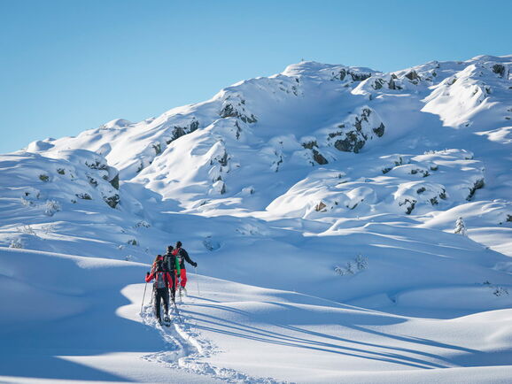Schneeschuhtour zum Muttjöchle am Sonnenkopf